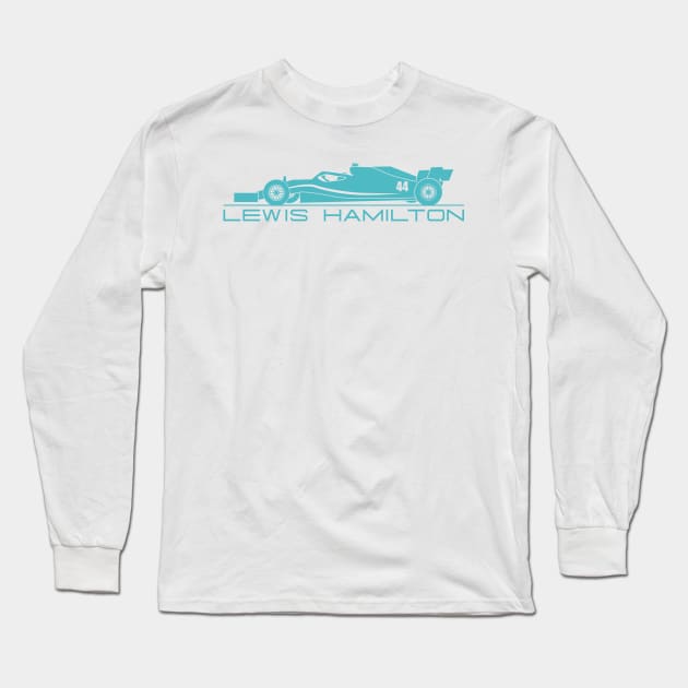 Lewis Hamilton Car Long Sleeve T-Shirt by HSDESIGNS